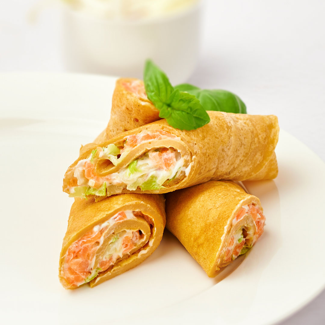 Lachs-Wrap