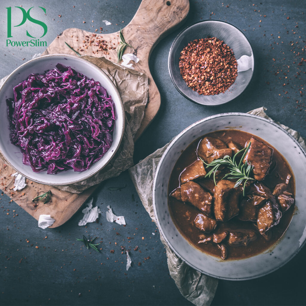 Schmorbraten mit Rotkohl