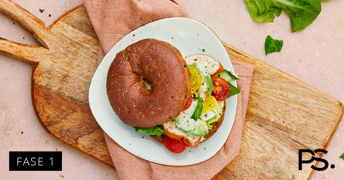Gesunder Bagel
