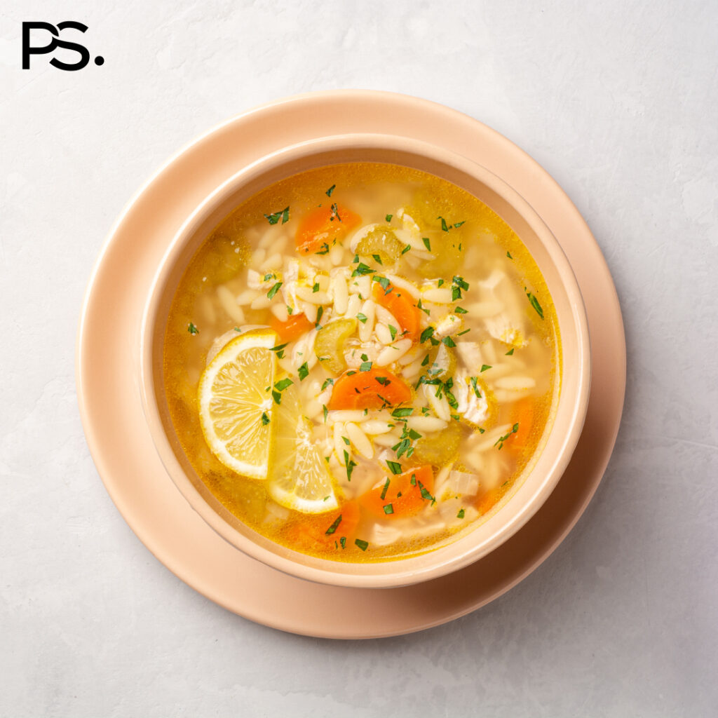 Hühnersuppe mit Risoni