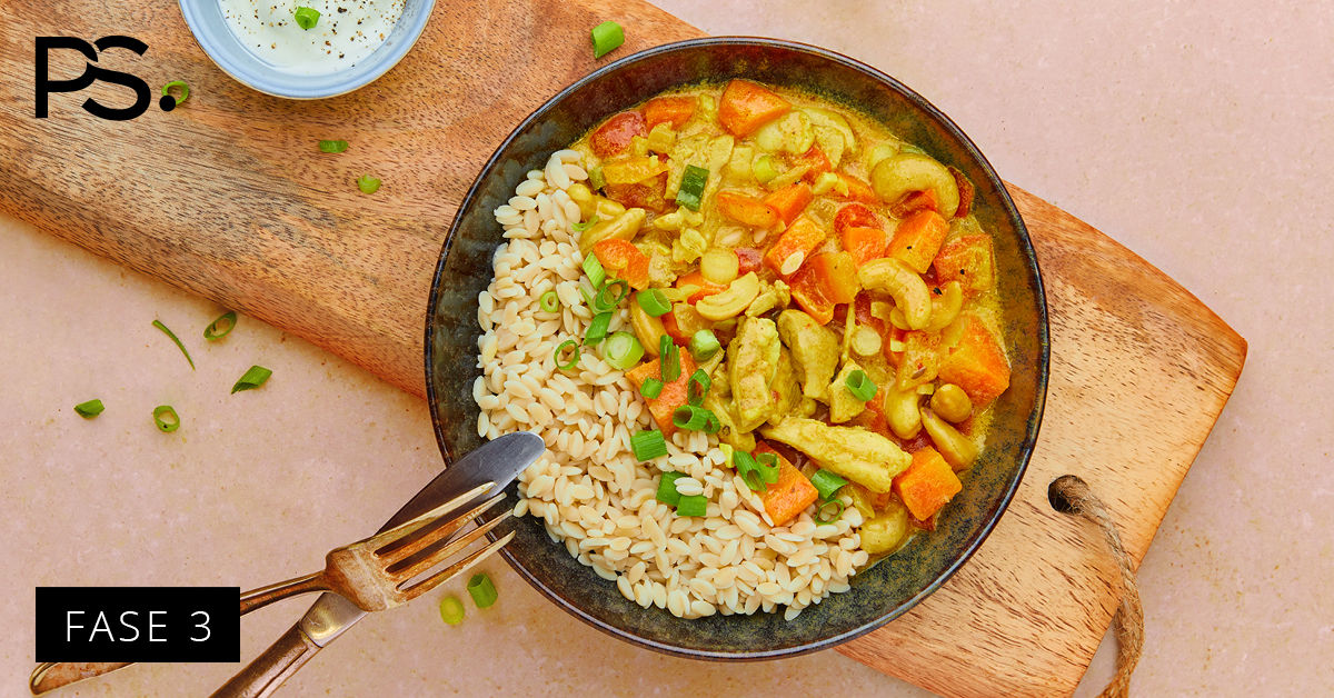 Butter Chicken mit Risoni
